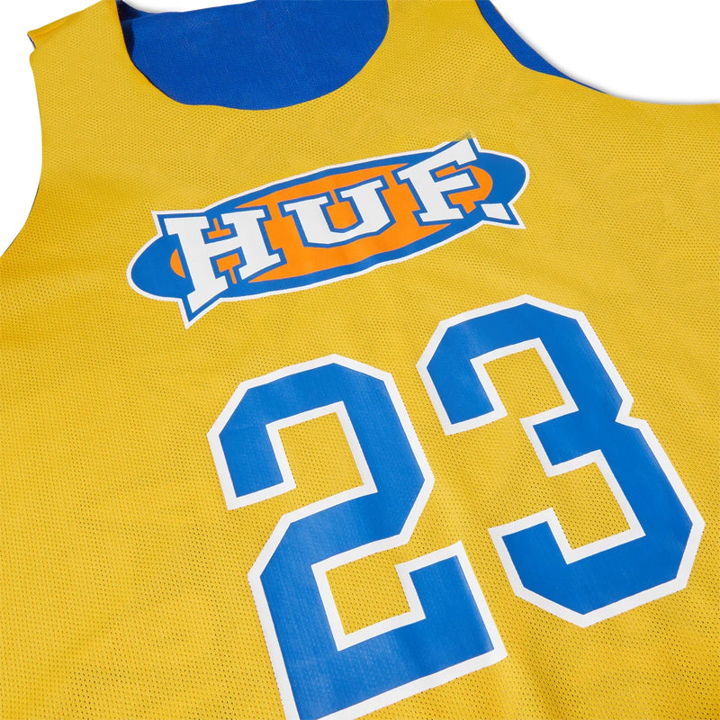 T-shirts - Huf - Half Court Reversible Jersey // Blue/Yellow - Stoemp