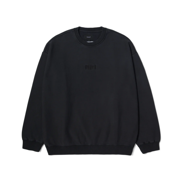 Mason Crewneck Fleece // Washed Black