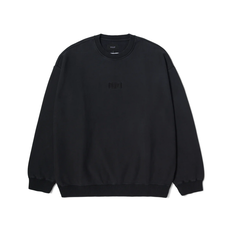 Mason Crewneck Fleece // Washed Black