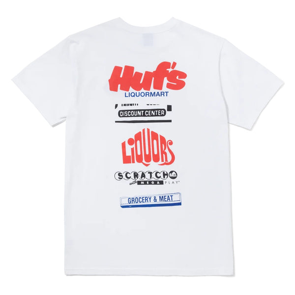 T-shirts - Huf - Liquormart SS Tee // White - Stoemp