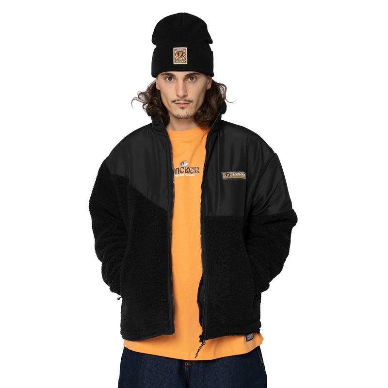 Hustler Sherpa Jacket // Black
