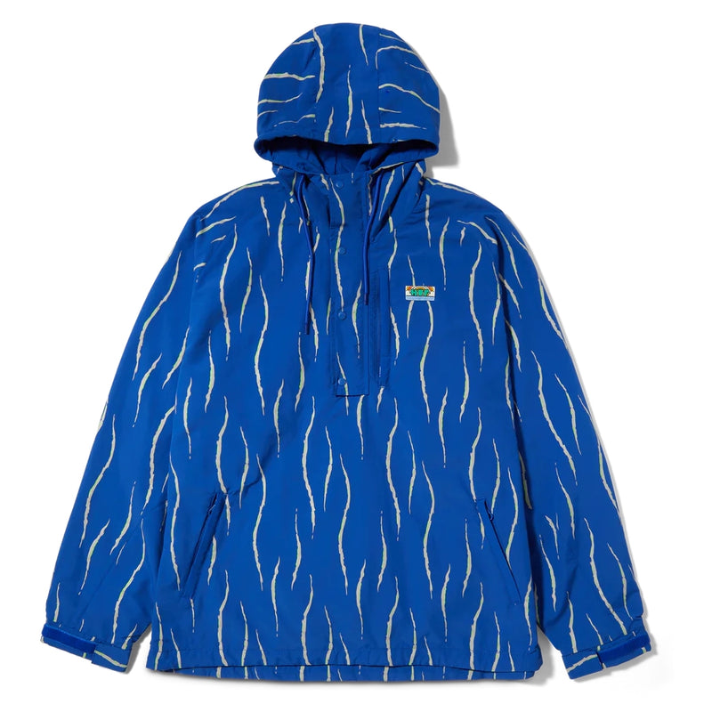 Vestes - Huf - New Day Striped Packable Anorak // Blue - Stoemp