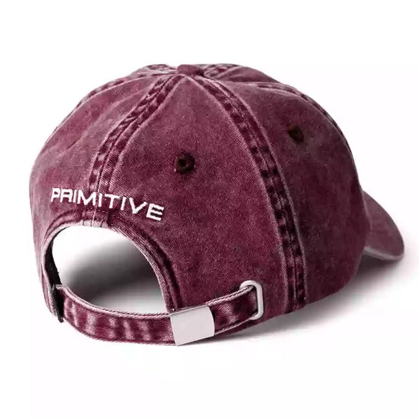Casquettes & hats - Primitive - Rosey Over-Dyed Strapback // Burgundy - Stoemp