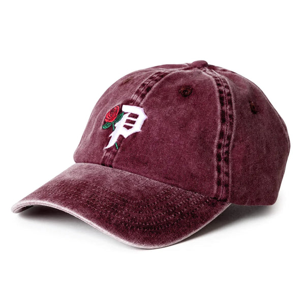 Casquettes & hats - Primitive - Rosey Over-Dyed Strapback // Burgundy - Stoemp