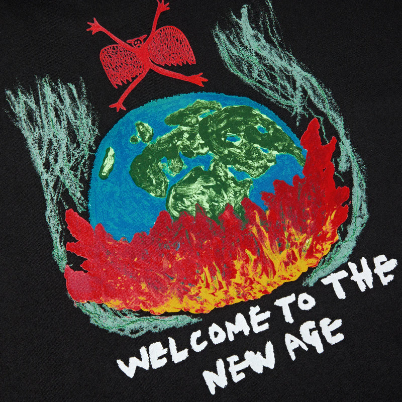 LS Tee // Welcome To The New Age // Black