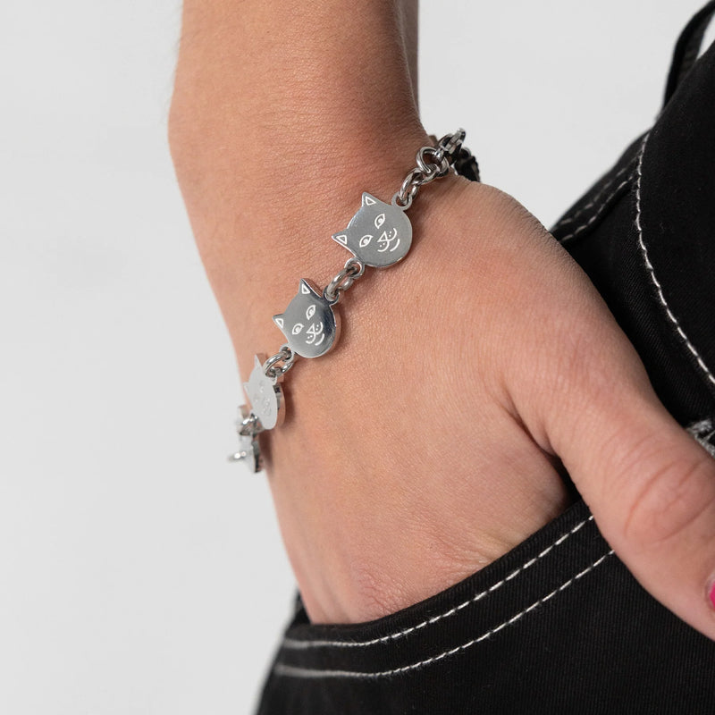 Lord Nermal Metal Link Bracelet // Silver