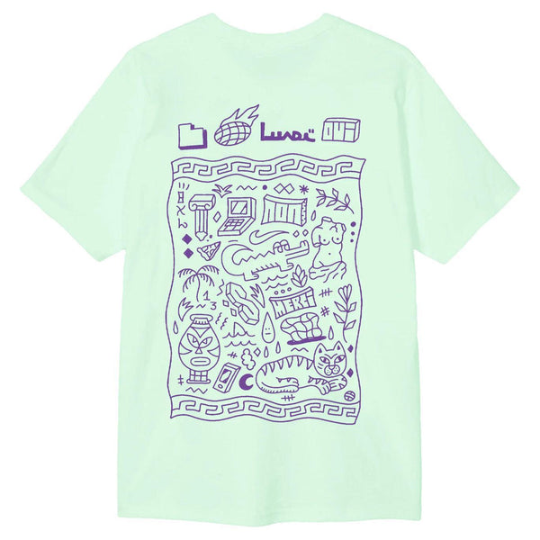 T-shirts - Merci Le Sang - Lundi // Aqua Green - Stoemp