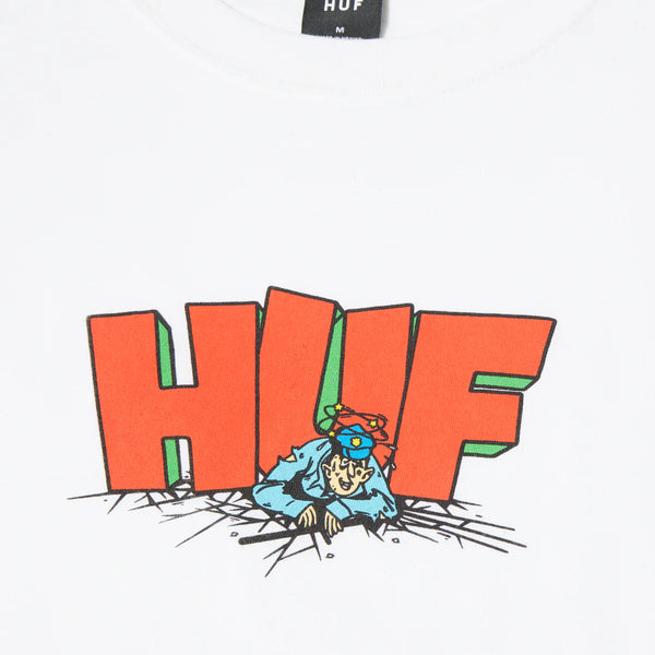 T-shirts - Huf - The Drop SS Tee // White - Stoemp