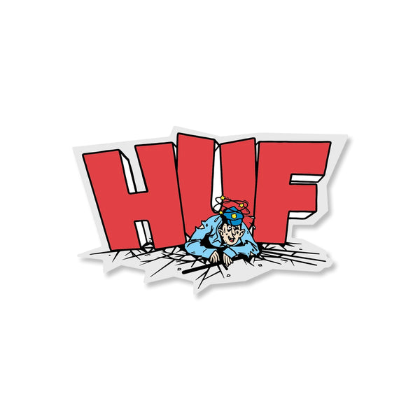 Stickers - Huf - The Drop Sticker // Red - Stoemp