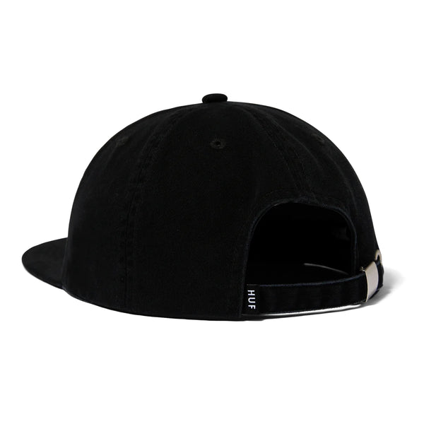 Zine 6 Panel Hat // Black