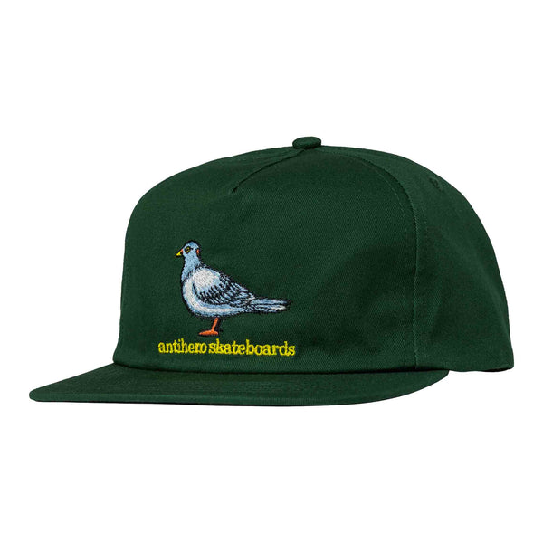Lil Pigeon Snapback // Forest Green/Yellow