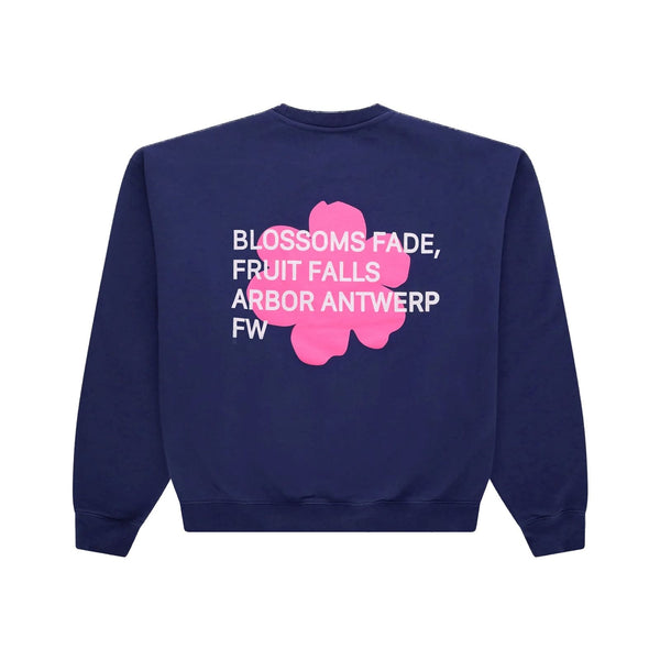 Crewneck Arbor Antwerp Ecologique Bleu Vue de dos