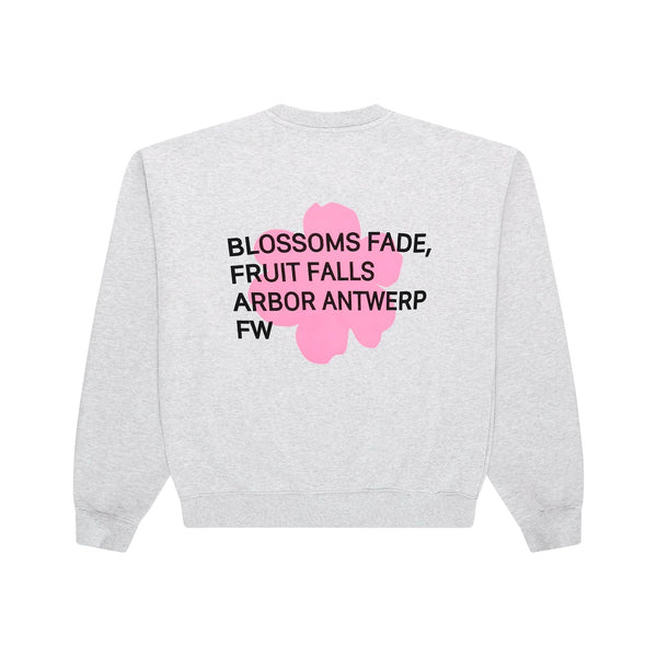 Crewneck Arbor Antwerp Ecologique Gris Vue de dos