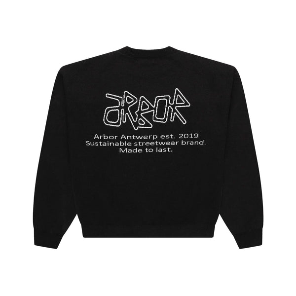 Knit Arbor Antwerp Ecologique Noir Vue de dos