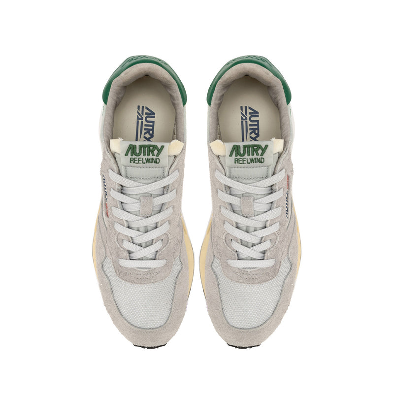 Reelwind Grey and Green Autry Sneakers 