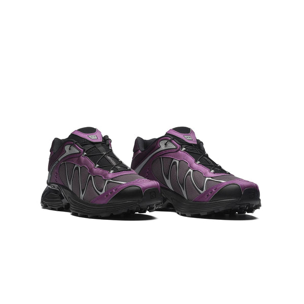 baskets salomon sneakers hommes et femmes XT-Whisper Iridescent mauve vue de trois quarts
