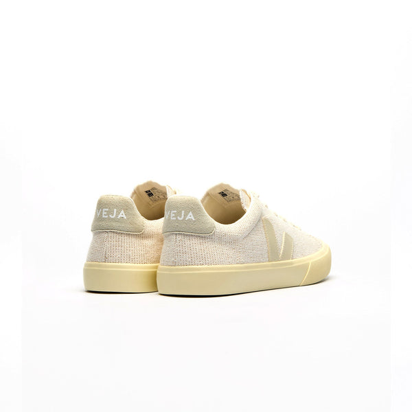 Back view of Veja Campo CA – sustainable sneakers with neutral heel tab and subtle Veja logo