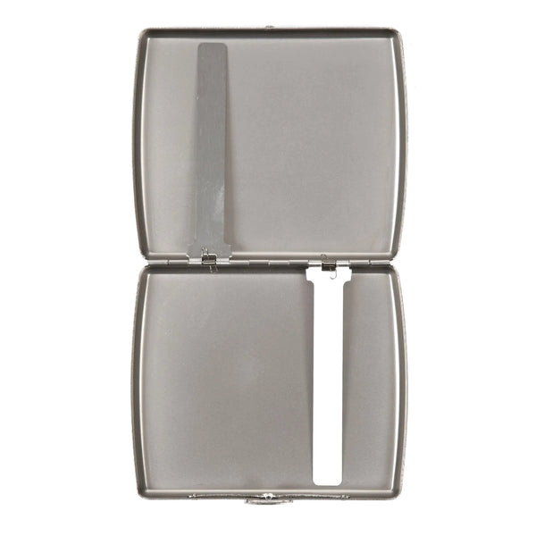 Metal Cigarette Case Bela // Silver Metal