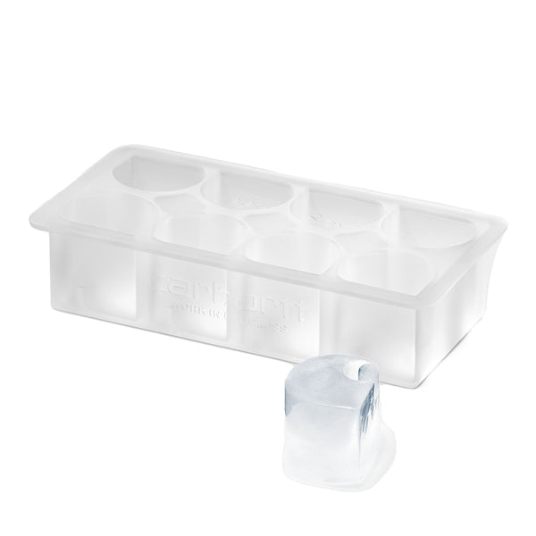 C Logo Ice Cube Tray // Silicone Clear