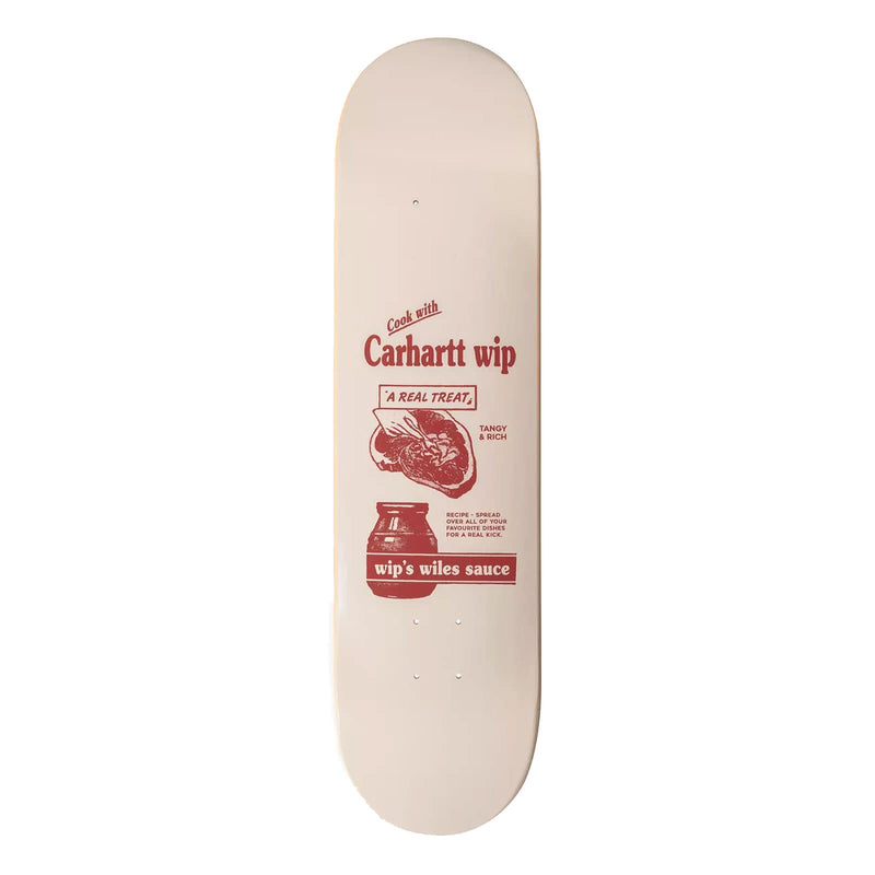 skate carhartt beige et rouge 