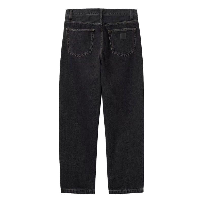 Pantalon Carhartt aaron noir vue de derriere
