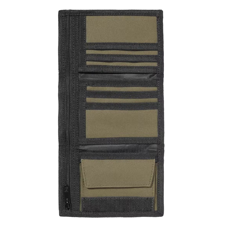 Portefeuille Carhartt Alec en toile beige vue de l'intérieur