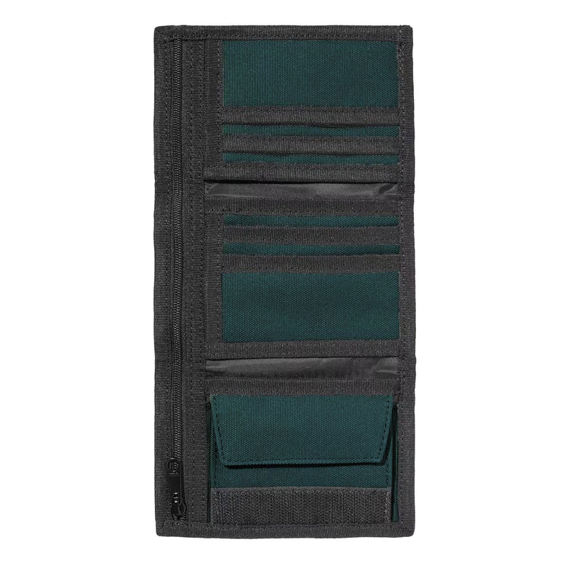 Portefeuille Carhartt Alec en toile turquoise intérieur