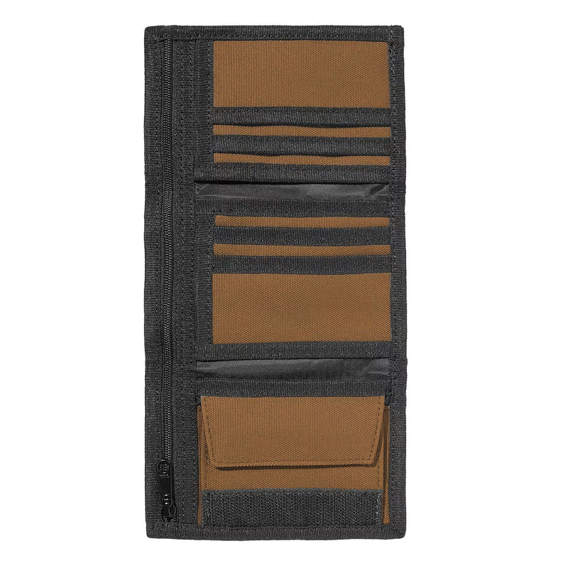 Portefeuille Carhartt Alec en toile "hamilton"  Brune de l'intérieur