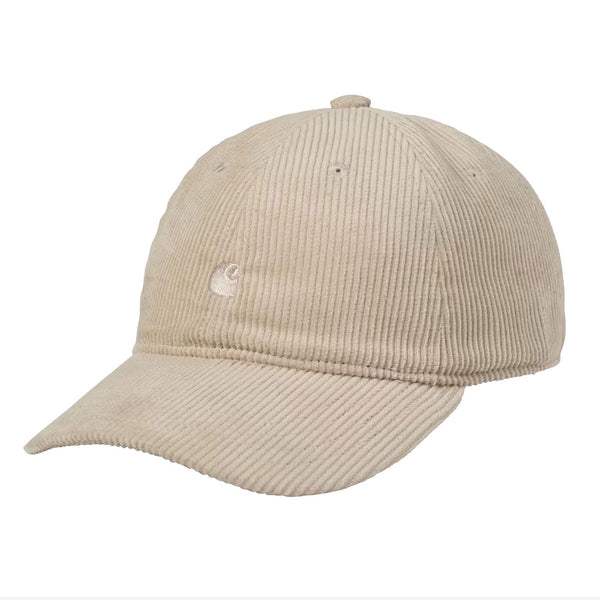 Casquette Carhartt velours beige vue de face