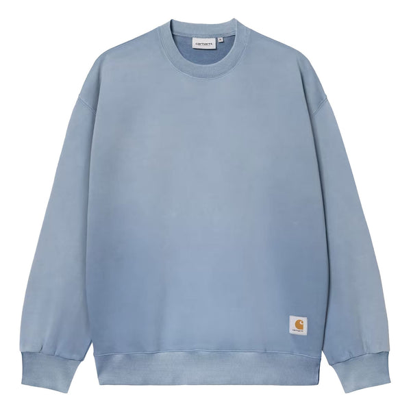 Crewneck Carhartt Bleu Ciel Homme vue de face
