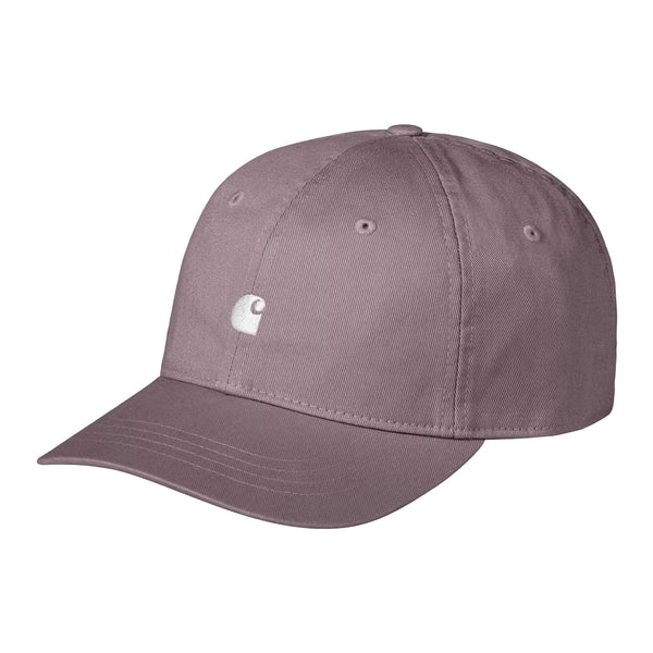 Casquette Carhartt Rose logo blanc Unisexe Vue de face 