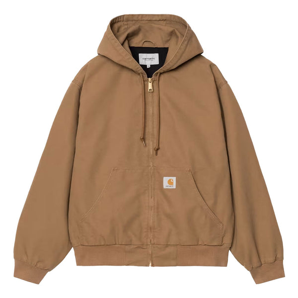Veste Carhartt  à capuche Brun Vue de face