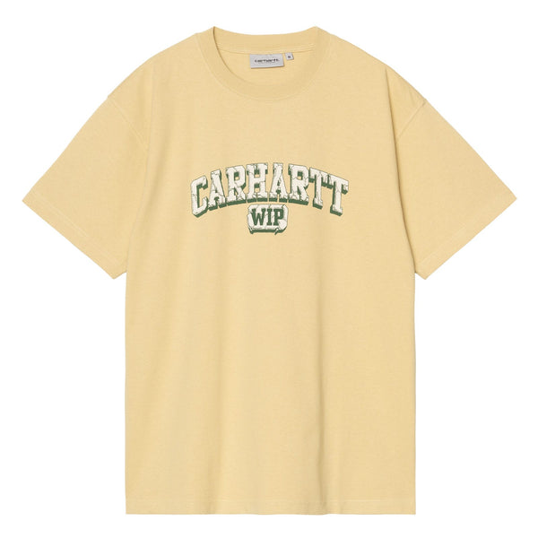 T-shirt Carhartt Jaune vue de face 