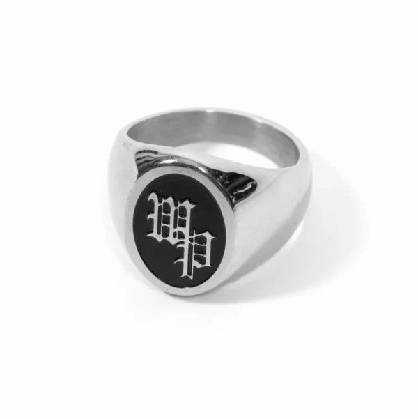 Signet Ring Signature Pack // Silver/Black