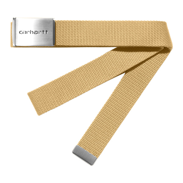 Clip Belt Chrome // Bourbon