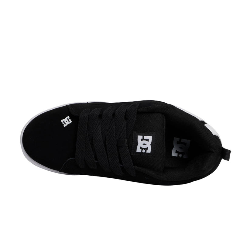 Chaussure de Skate DC Shoes Noir Vue de haut