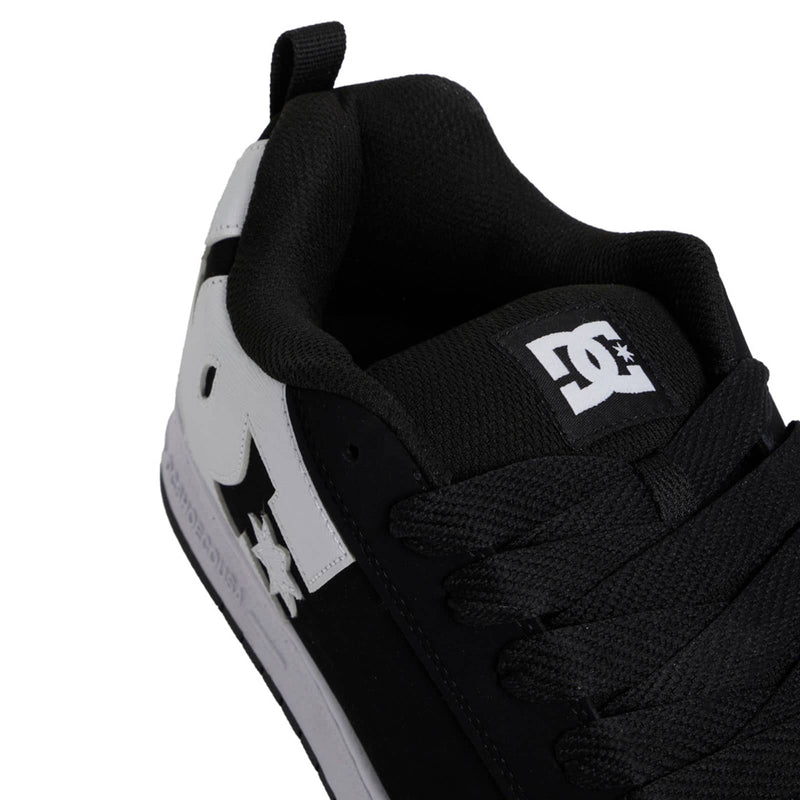 Chaussure de Skate DC Shoes Noir Vue Zoom de Haut