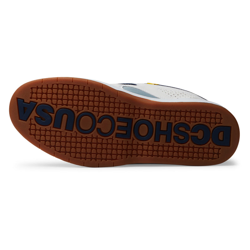 Chaussure de Skate DC Shoes Homme Gris Blanc vue semelle