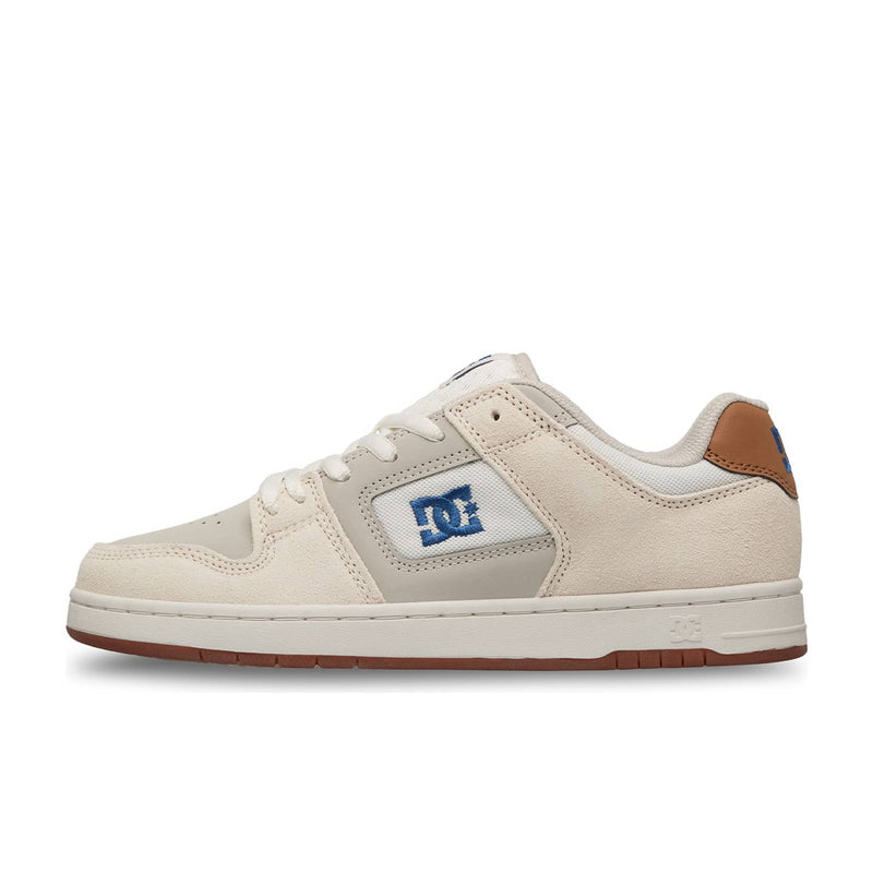 Chaussure de Skate DC Shoes Beige Homme Vue de coté gauche