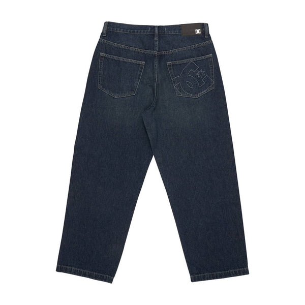 Jeans DC Shoes Bleu Foncé Homme Vue de dos