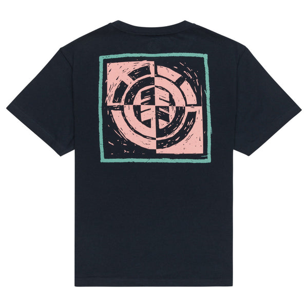 Block SS Tee // Youth // Eclipse Navy