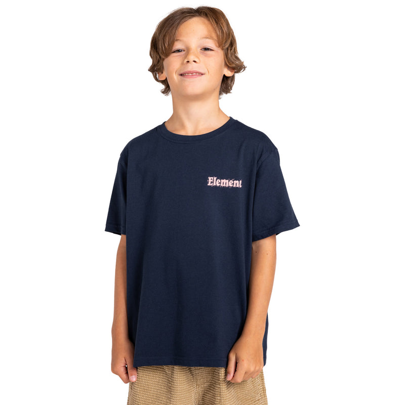 Block SS Tee // Youth // Eclipse Navy