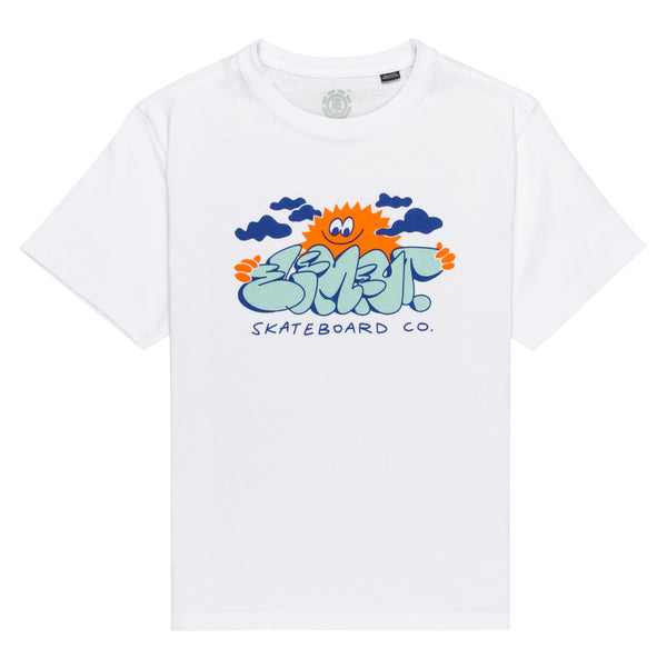 Bubble Sun SS Tee // Youth // White