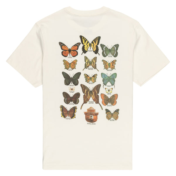 Butterflies Tee // Smokey Bear // Egret