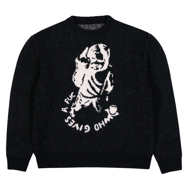 Fuc Knit Noir Homme Vue de Face