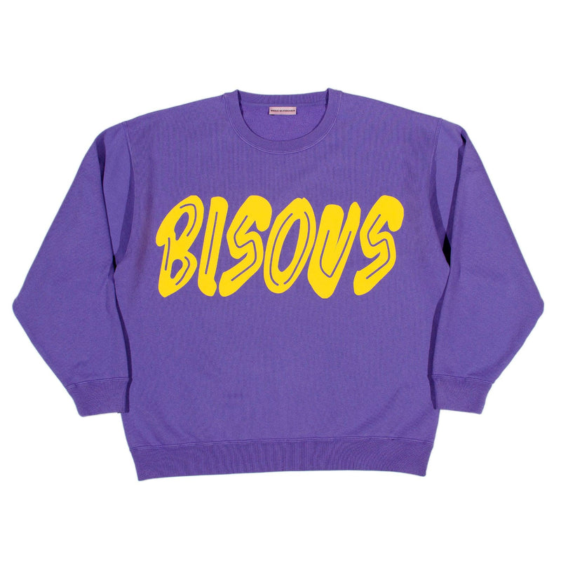 Sweats sans capuche - Bisous Skateboards - Past Crewneck // Purple - Stoemp