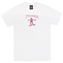 T-shirts - Thrasher - Gonz Fill T-shirt // White - Stoemp