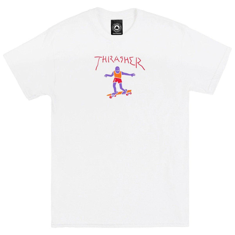 T-shirts - Thrasher - Gonz Fill T-shirt // White - Stoemp