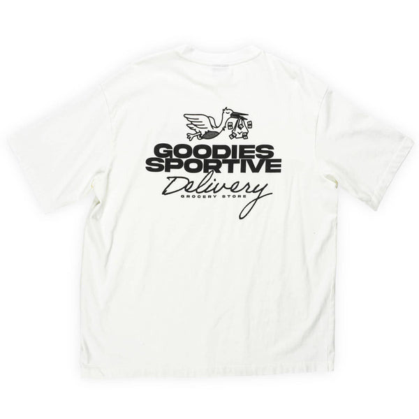 Goodies Sportive T-Shirt Blanc Homme Vue de Dos