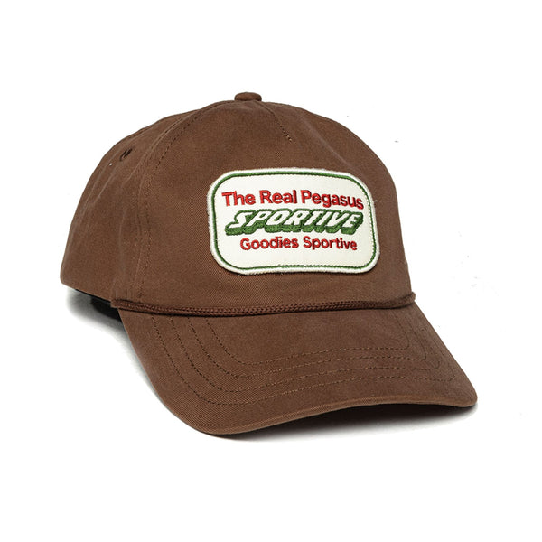 Casquette Goodies Sportive Brun vue de face